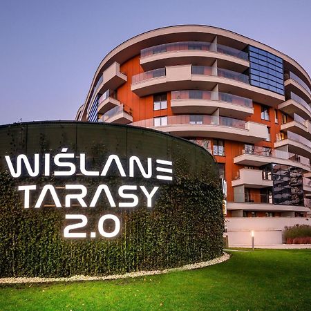 Beautiful And Modern Apartment- Garage- Wislane Tarasy Krasków Eksteriør bilde